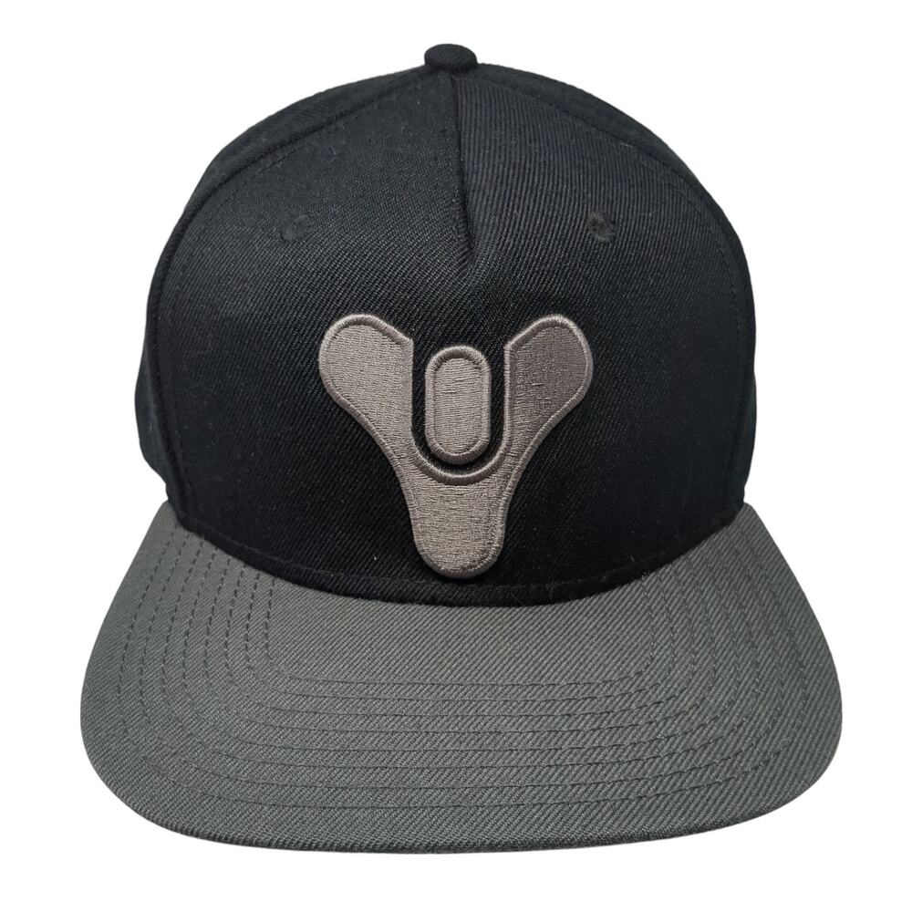 Bungie Destiny Snapback Hat Black One Size Embroidered Logo Colorblock Outdoor